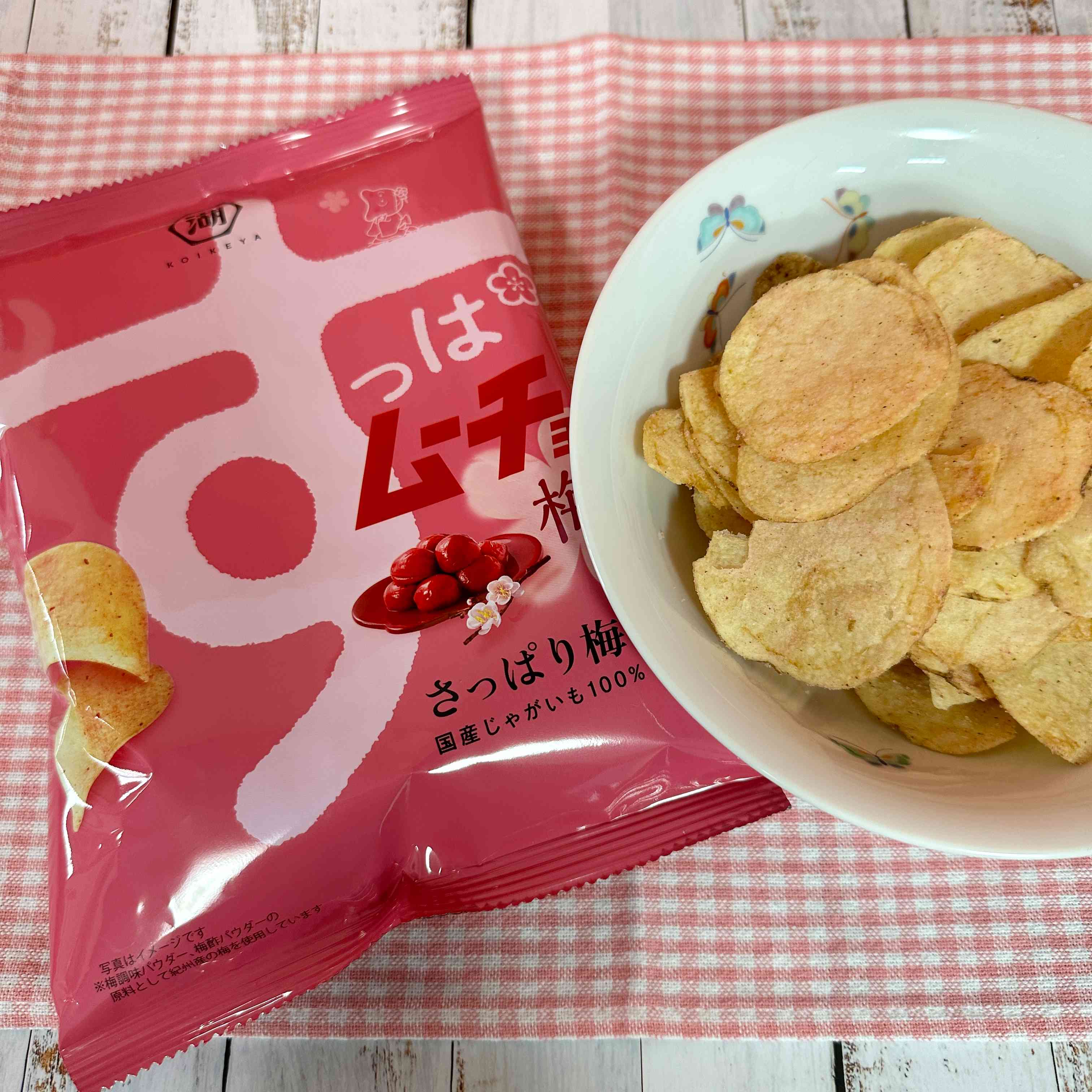 【湖池屋】Suppa Mucho - Refreshing Ume Flavor　1bag　55ｇ