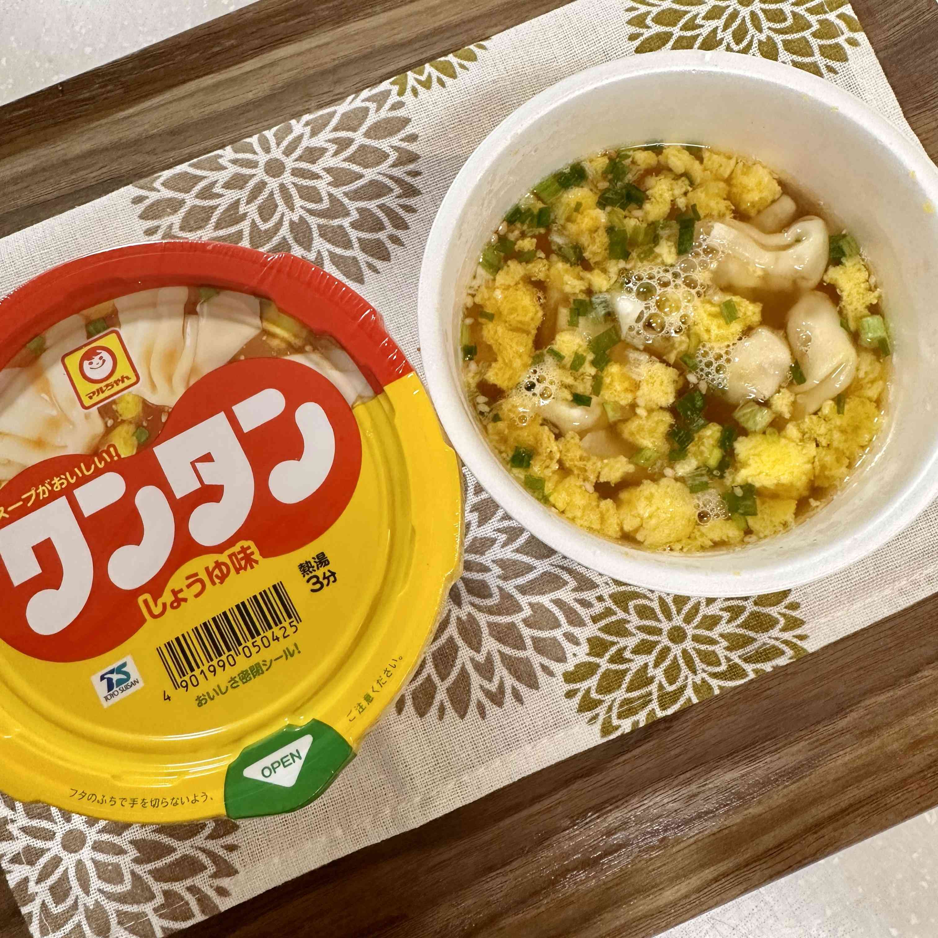【東洋水産】Maruchan　Wonton　Soy Sauce Flavor　1piece　32ｇ