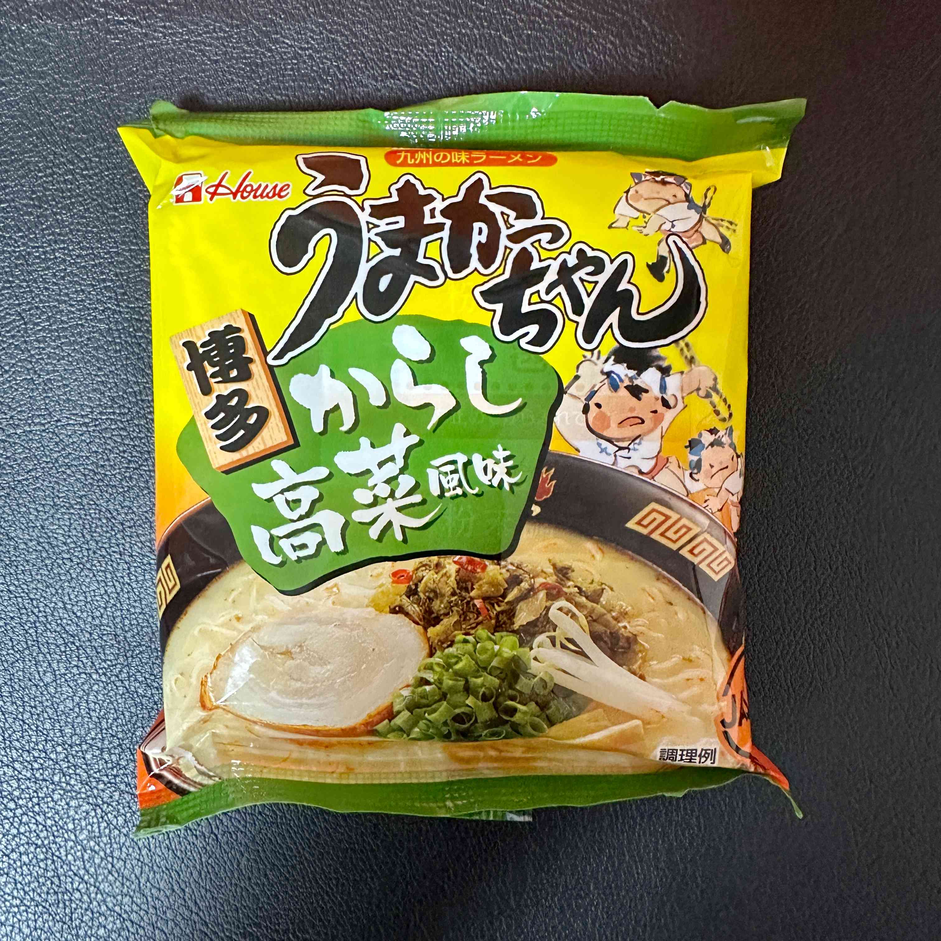 【House】UmaKacchan　Hakata Karashi Takana Flavor　30bags（1case）　2790ｇ（Bagged noodles）