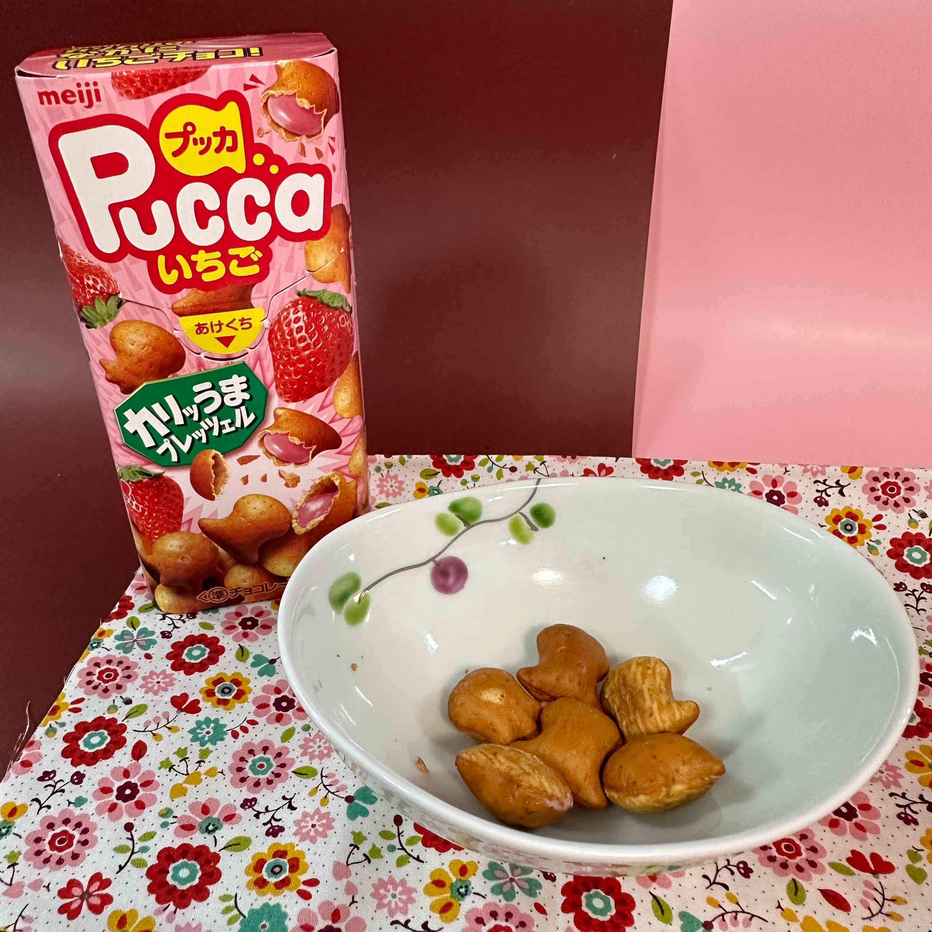 【meiji】Pucca　strawberry　1piece　39ｇ
