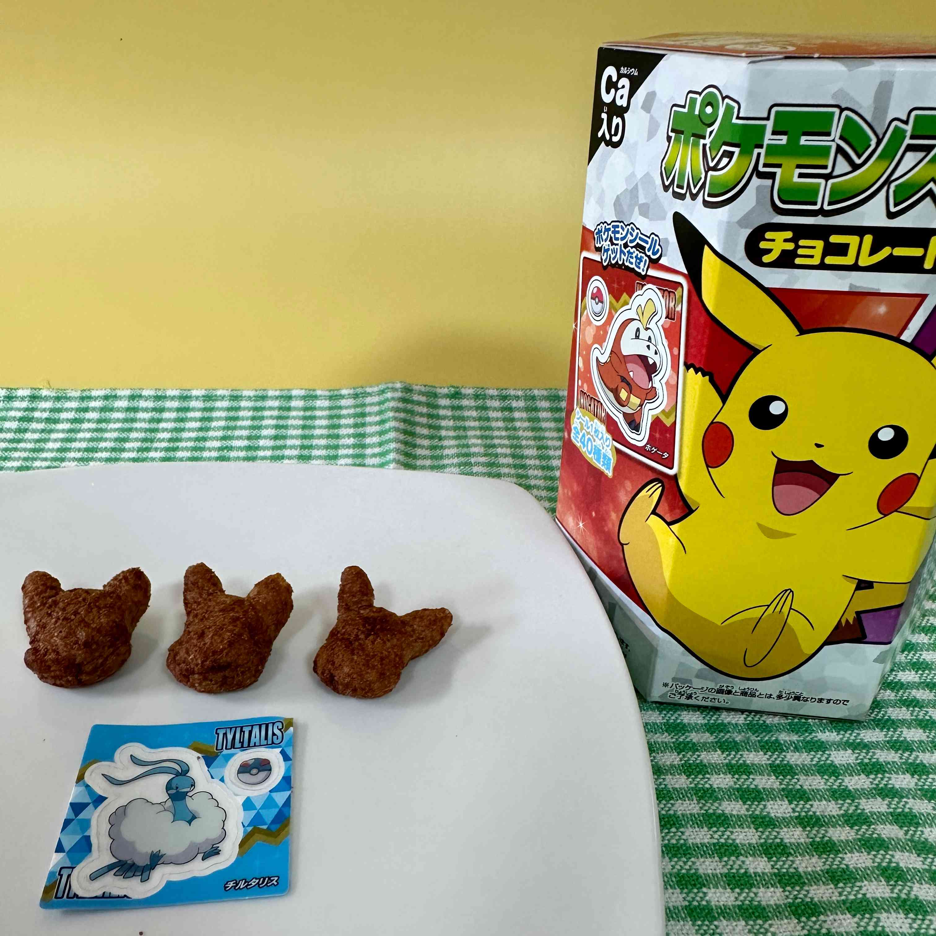 【Tohato】Pokémon snack with a chocolate flavor　48pieces（1case）　1104ｇ