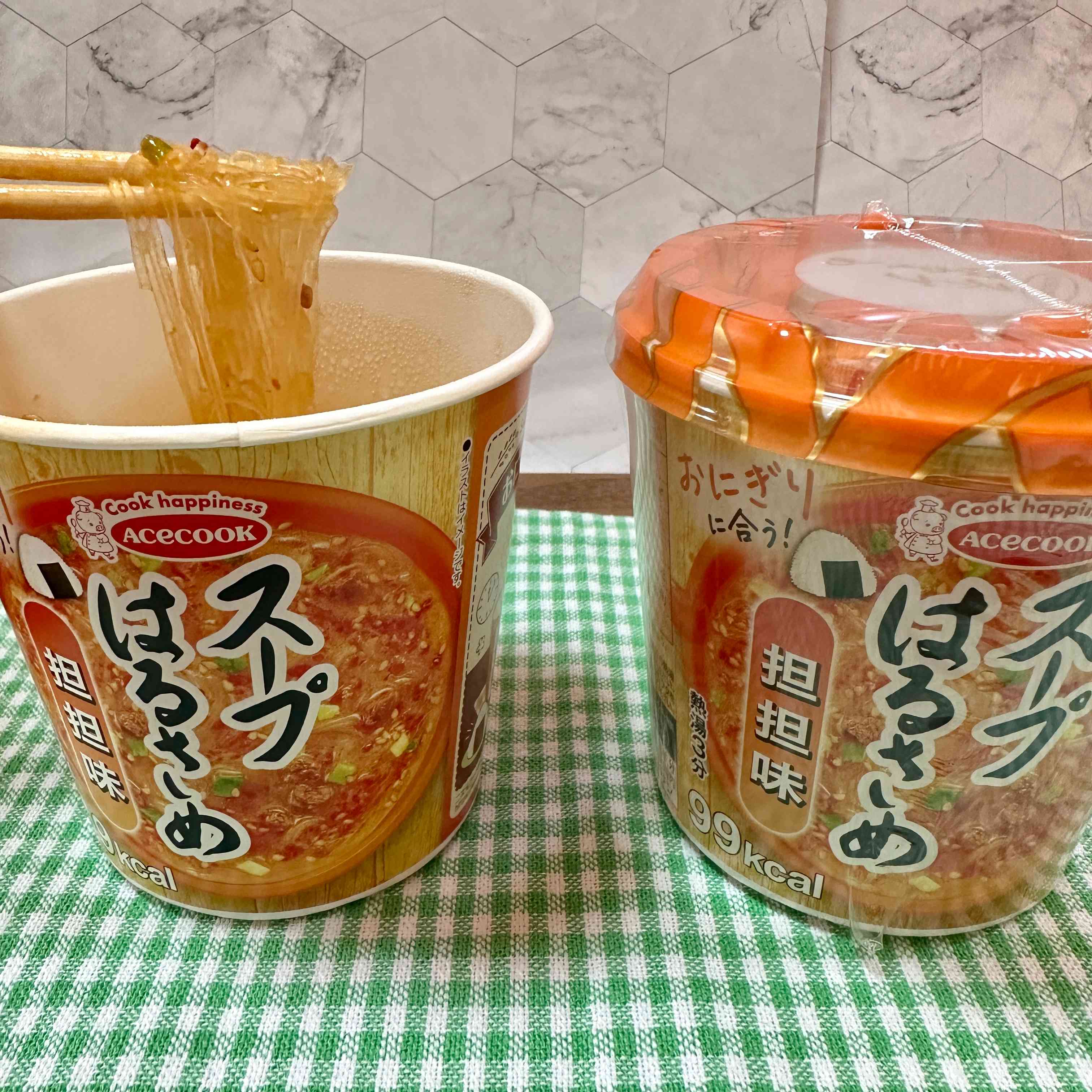 【ACECOOK】Soup Harusame - Tan Tan Flavor　1piece　31ｇ