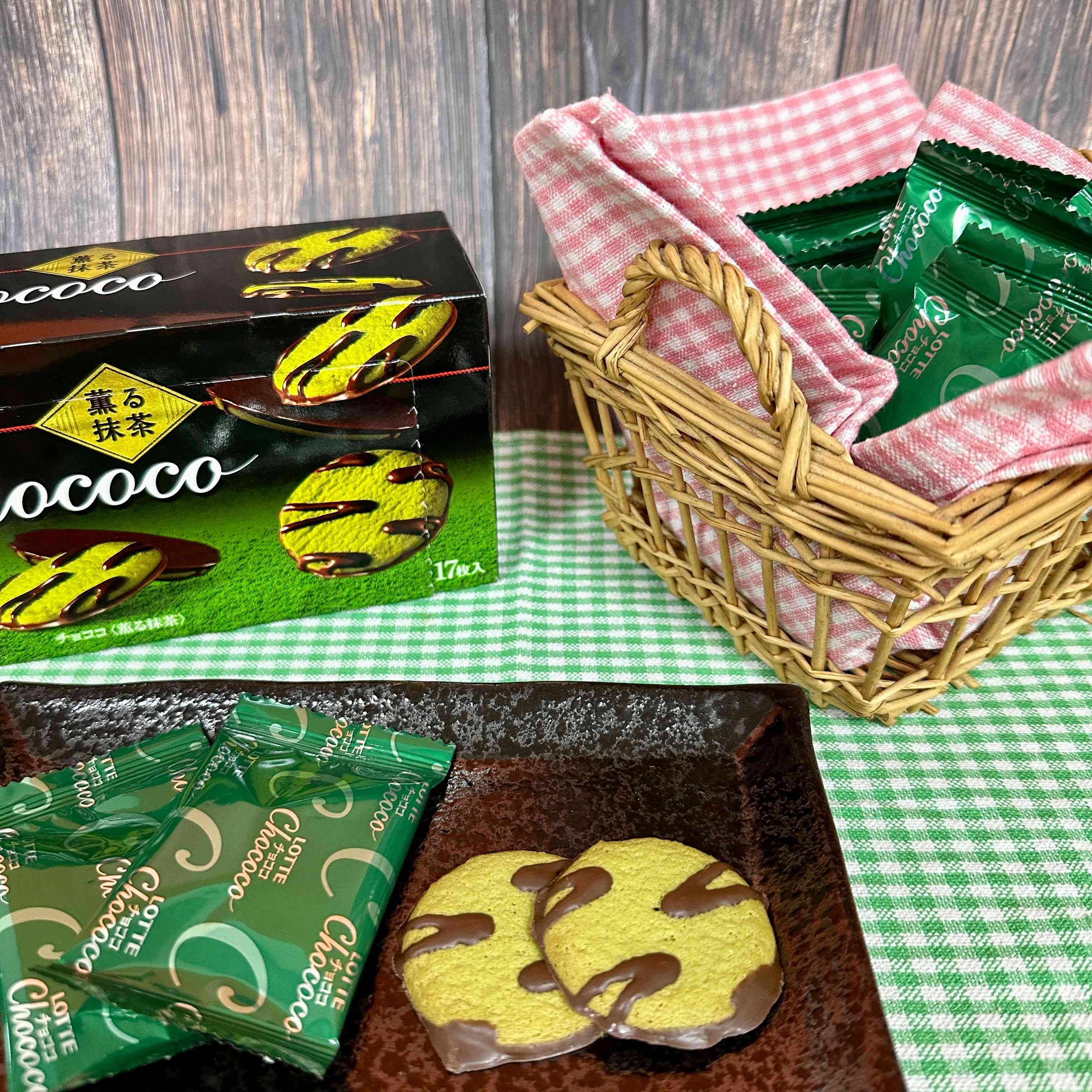 【LOTTE】Chococo 　Fragrant Matcha　1piece　136ｇ
