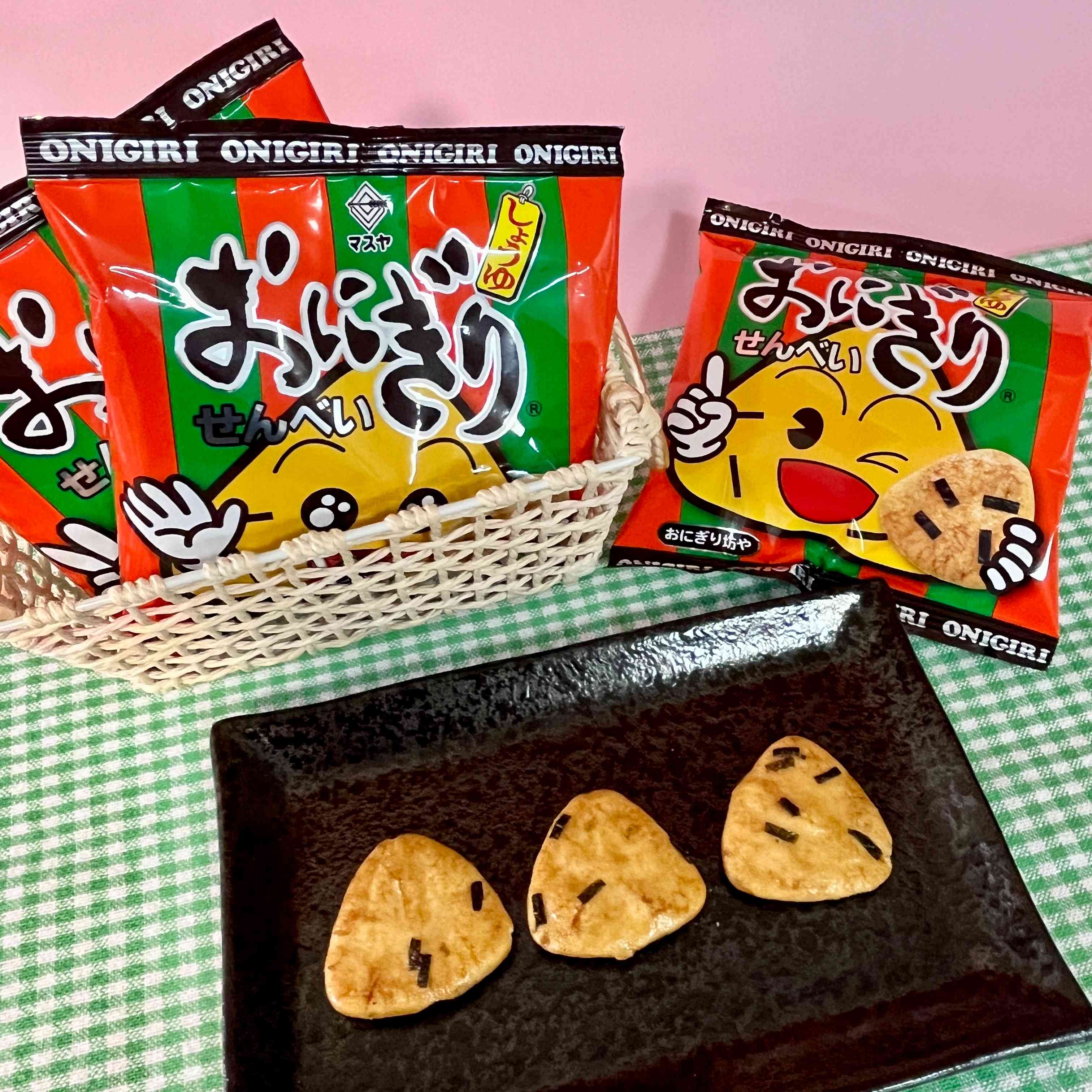 【マスヤ】Rice Ball Senbei　20bags（1case）　500ｇ