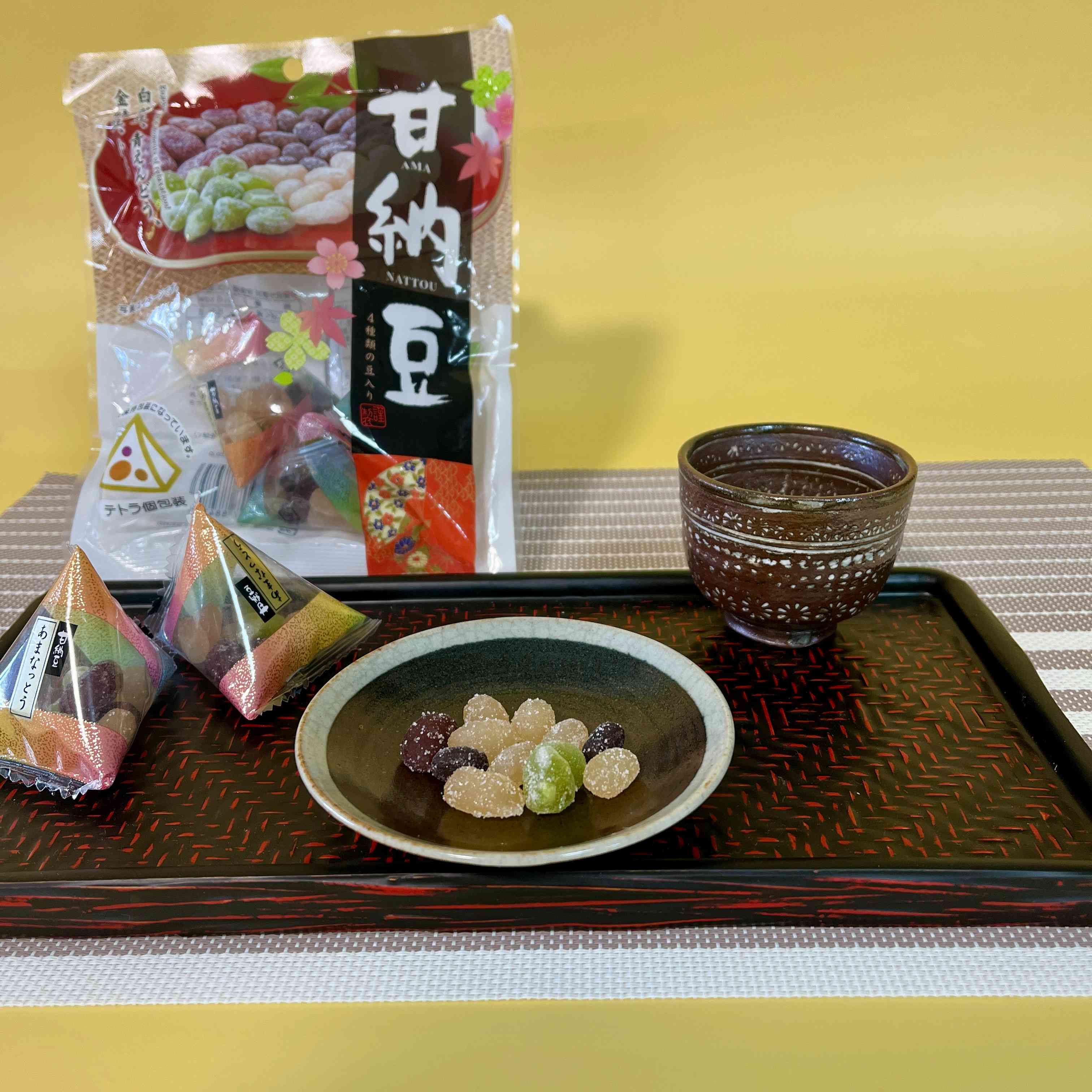 【いなだ豆】Sweet red beans coated in sugar　1bag　80ｇ