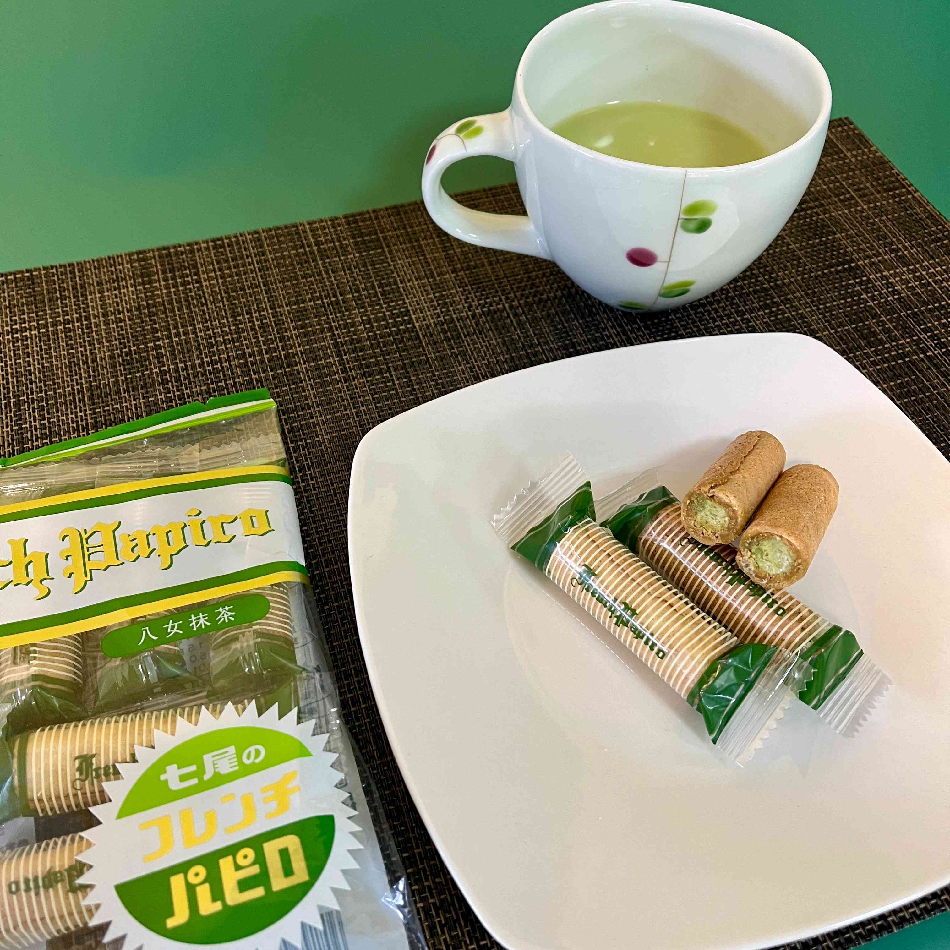 【七尾製菓】French papillo matcha　1bag　70ｇ