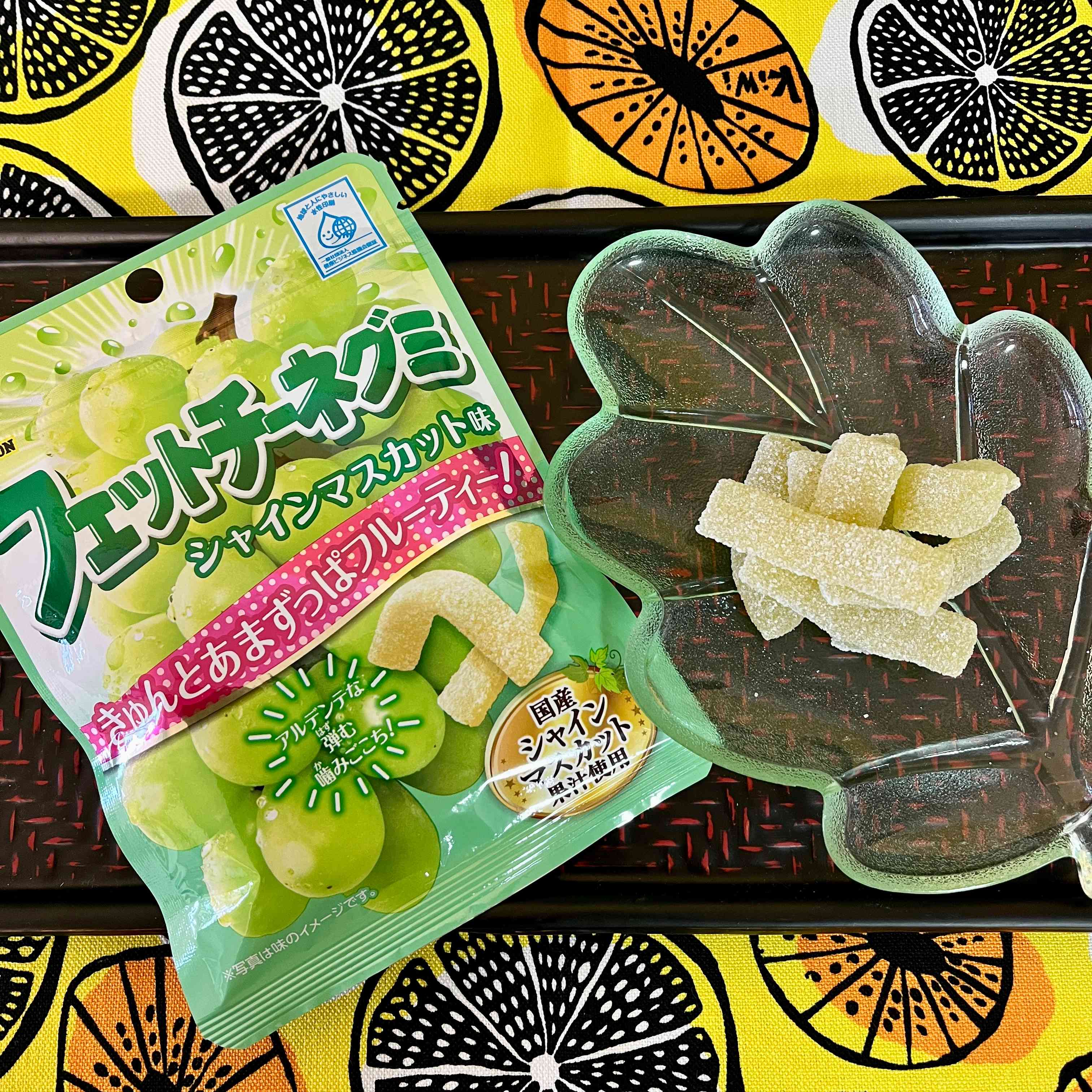 【BOURBON】Fettuccine gummy  Shine Muscat flavor　1bag　47ｇ