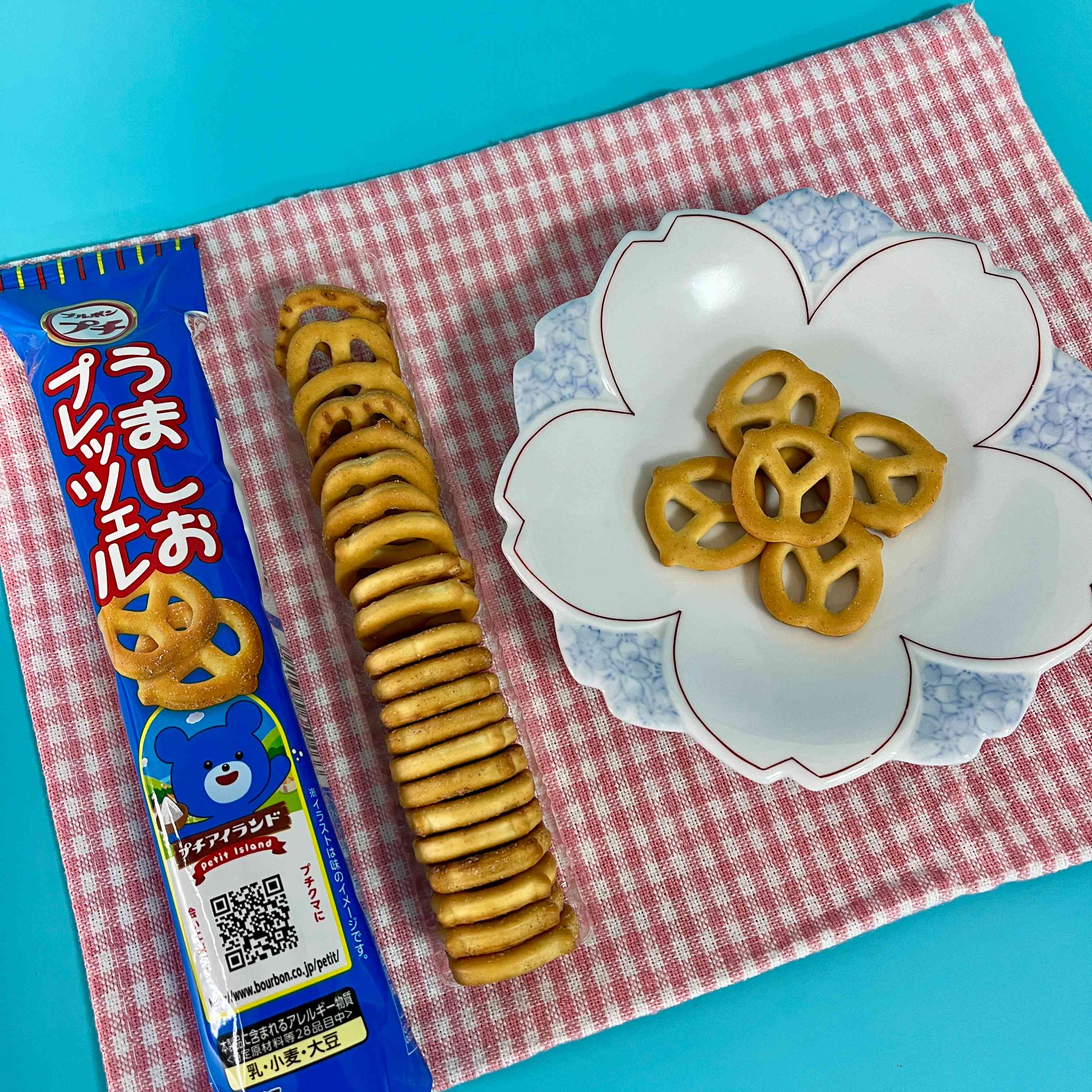 【BOURBON】Petit Series - Petit Umashio Pretzels　1bag　40ｇ